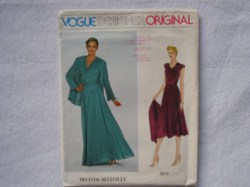 2312 VOGUE BELINDA BELLVILLE  DIRNDL DRESS LENGTHS, JACKET PATTERN 12 OR 10 CHOICE
